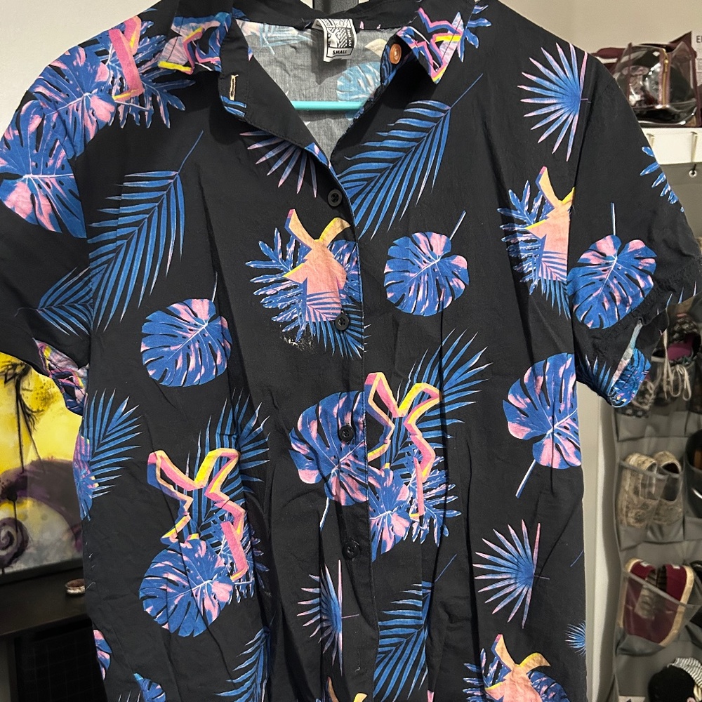 Dutch Bros button up